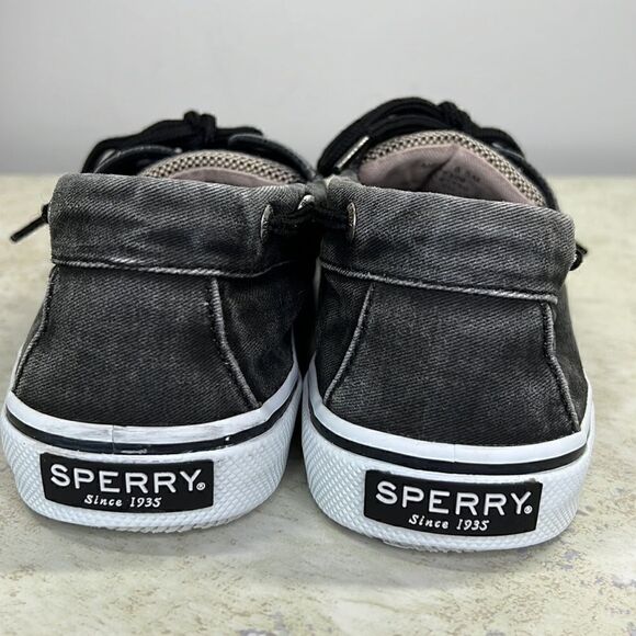 Sperry Topsider Black Denim M8.5 - Picture 9 of 10